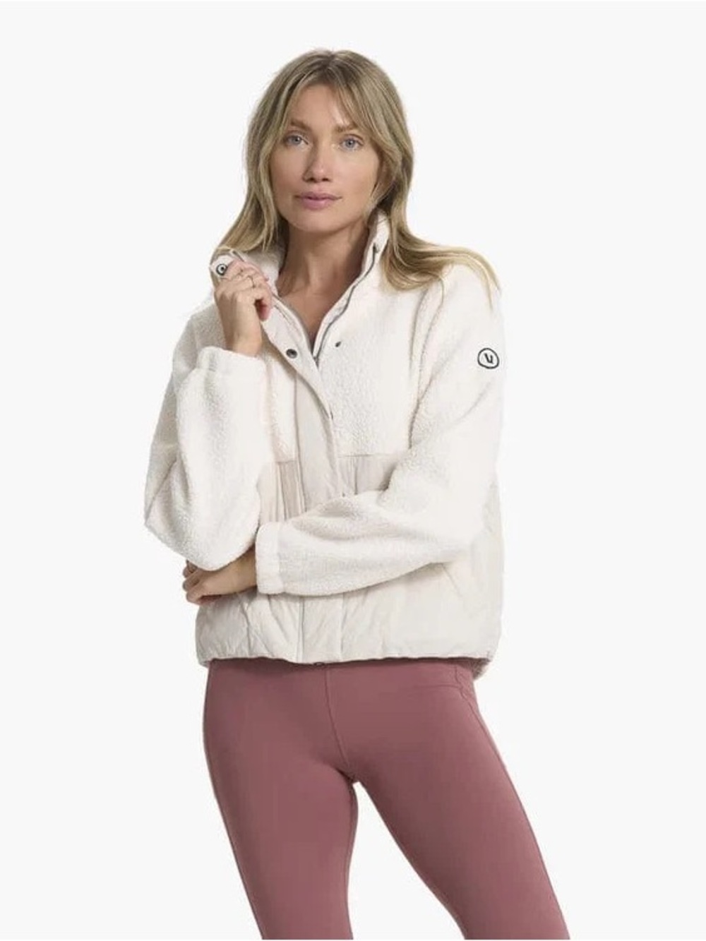 Vuori Highland Sherpa Jacket Sz S Women’s 
Cream
(Sep A-1)